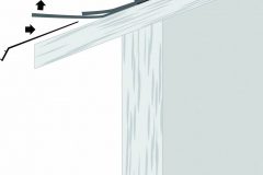 EDGE-CUTTER beneath roof tiles conceptual drawing