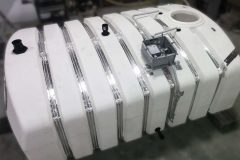 Paladin for Pipe on White Tank Heater with Thermostat