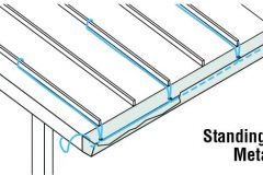 Paladin for Roof on standing seam metal roof conceptual drawing
