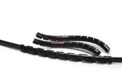 Cable guards on and beside Paladin for Roof heating cable
